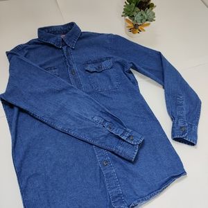 Wranglers men's small denim button up